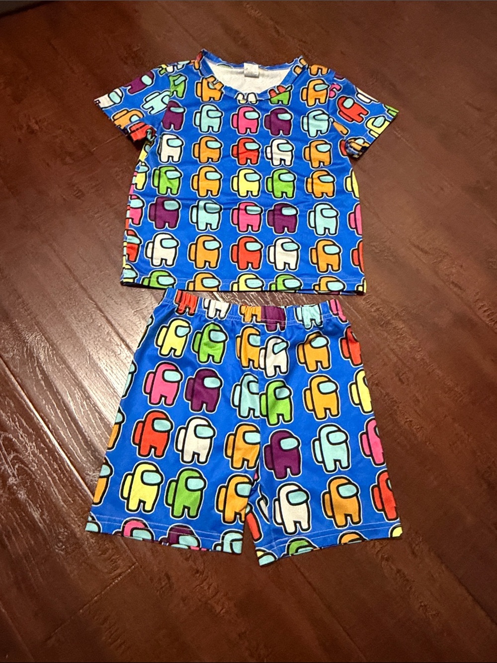 Blue among us Kids Pajama Set with